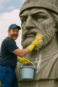 Limpieza de monumentos históricos